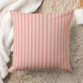 Stripes Modern Coral Peach Minimalist Elegance クッション (ブランケット)