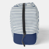 Stripes Modern Indigo Minimalist Elegance ドップキット (右)