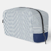 Stripes Modern Indigo Minimalist Elegance ドップキット (右コーナー)