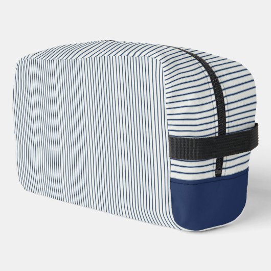 Stripes Modern Indigo Minimalist Elegance ドップキット (左コーナー)