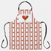 Stripes of Hearts エプロン (正面)