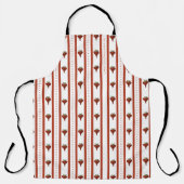 Stripes of Hearts エプロン (正面)