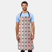 Stripes of Hearts エプロン (着用した状態)