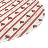 Stripes of Hearts カッティングボード (角)