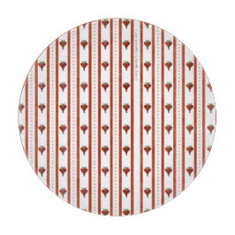 Stripes of Hearts カッティングボード