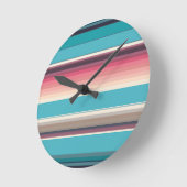 Stripes of the Horizon  ラウンド壁時計 (傾斜)