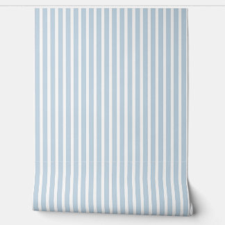 Stripes Pastel Blue and White 壁紙