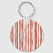 Stripes Red Lips Kiss XOXO  キーホルダー (裏面)