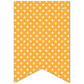 Stripeyオレンジ小さいモンスターのベビーシャワー バンティングフラッグ (第2の旗)