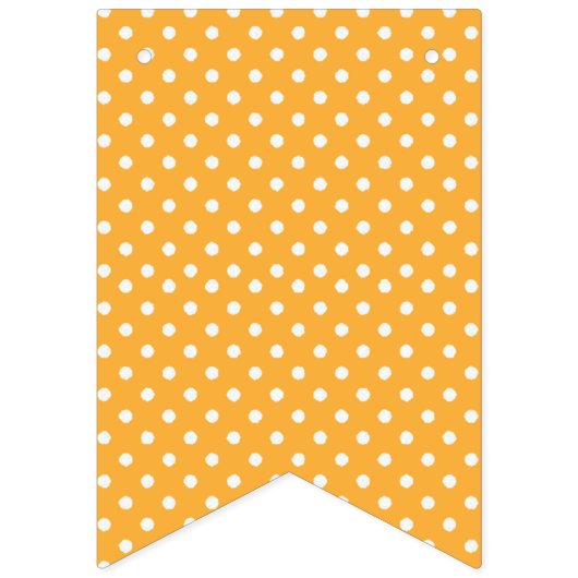 Stripeyオレンジ小さいモンスターのベビーシャワー バンティングフラッグ (第2の旗)