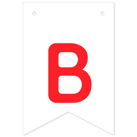 Stripeyオレンジ小さいモンスターのベビーシャワー バンティングフラッグ (第3の旗)