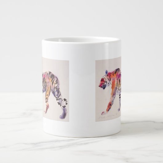 Stripey ジャンボコーヒーマグカップ (正面)