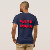 Stripgevecht krav maga t-shirt tシャツ (裏面フル)