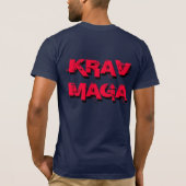 Stripgevecht krav maga t-shirt tシャツ (裏面)