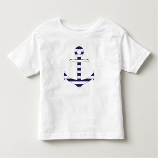 Stripy航海のないかり トドラーTシャツ