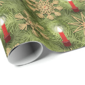 Strohsterne and Candles ラッピングペーパー (ロールコーナー)