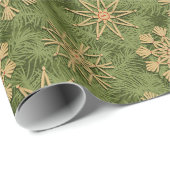 Strohsterne on Pine Tree ラッピングペーパー (ロールコーナー)