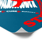 Stroke Awareness - I Wear Red For My Mom ポスター (角)