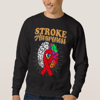 Stroke Awareness Survivor Treatment  Strong Warrio スウェットシャツ