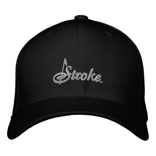 STROKE Flex-Fit 刺繍入りキャップ (正面)