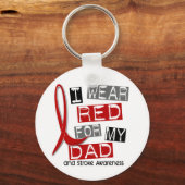 STROKE I衣服RED FOR MYパパ37 キーホルダー (正面)