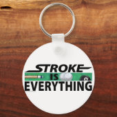Stroke is Everything 8 Ball キーホルダー (正面)