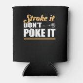 Stroke It Poke Love Billiard Shirt 缶クーラー (正面)