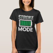 Stroke Recovery Mode Stroke Awareness and Survivor Tシャツ (正面)