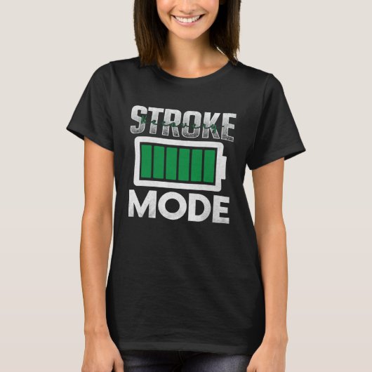 Stroke Recovery Mode Stroke Awareness and Survivor Tシャツ (正面)