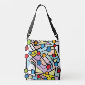 Strokes and Colors free by Masanser クロスボディバッグ (裏面)