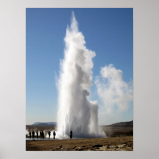 Strokkur – アイスランドのガイザー ポスター