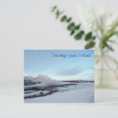 Strokkur Geyser(アイスランド) ポストカード (スタンド正面)