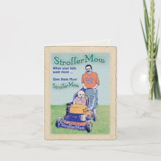 StrollerMowの誕生日 カード (正面)