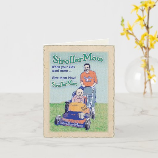 StrollerMowの誕生日 カード (黄色い花)