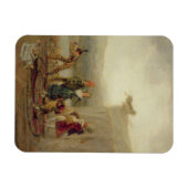 Strolling Players, 1793 (スズプレート油) マグネット (横)