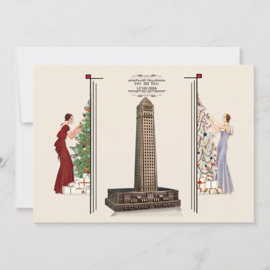 Stromのエンジニアリングのクリスマスのパーティの招待状 招待状 (正面)