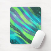 Strömende Farbwogen im Neonlicht マウスパッド (マウス)