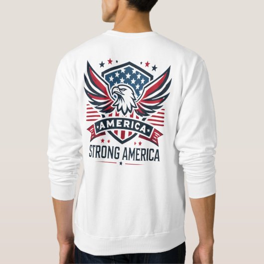 STRONG AMERICA スウェットシャツ (裏面)