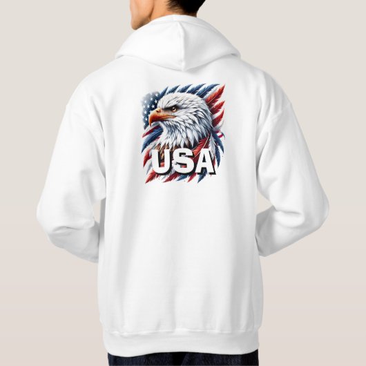 strong America US Eagle パーカ (裏面)
