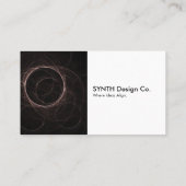 Strong Artistic Modern Abstract Graphic Clean 名刺 (裏面)