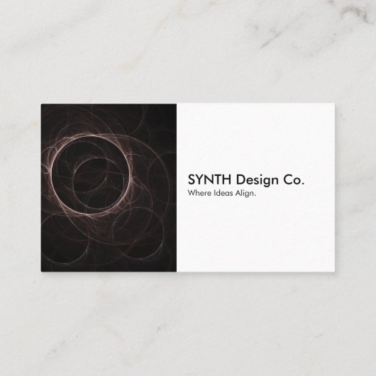 Strong Artistic Modern Abstract Graphic Clean 名刺 (裏面)