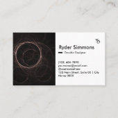 Strong Artistic Modern Abstract Graphic Clean 名刺 (正面)