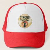 Strong as a Mother – Feminine Power Design キャップ (正面)