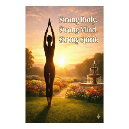 Strong Body. Strong Mind. Strong Spirit. フォトプリント