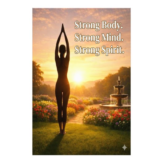 Strong Body. Strong Mind. Strong Spirit. フォトプリント (正面)