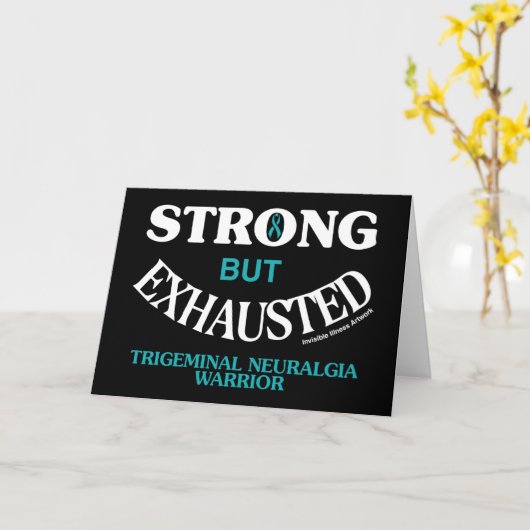 STRONG BUT EXHAUSTED...TN カード (黄色い花)