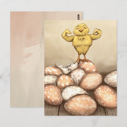 Strong Chick Card ポストカード (正面/裏面)