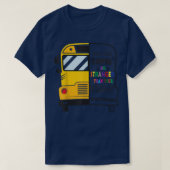 Strong Coffee Funny School Bus Driver Gift School  Tシャツ (デザイン正面)