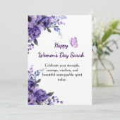 Strong Empower Inspiring Boss Queen Women's Day  シーズンカード (スタンド正面)