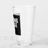 Strong Female Lead Feminist Empowerment Quote Logo タンブラーグラス (左)